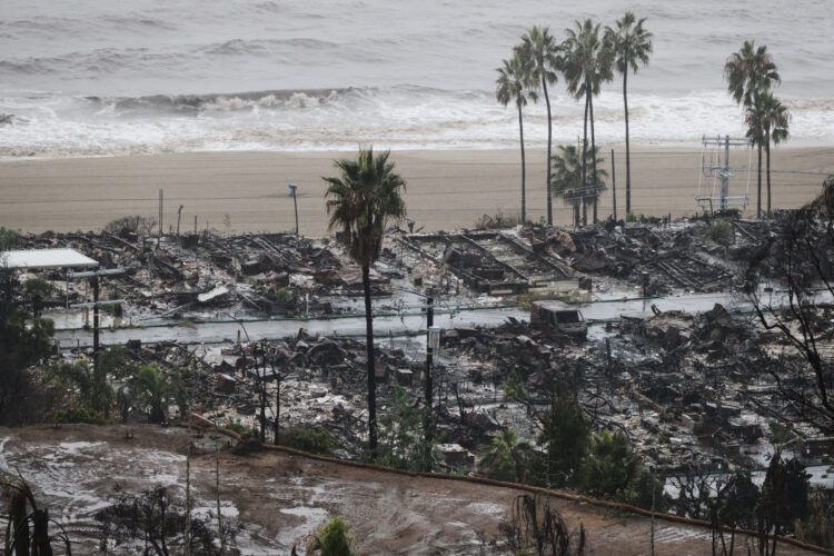 Rare October storm brings heavy rain and threat of mudslides to ...